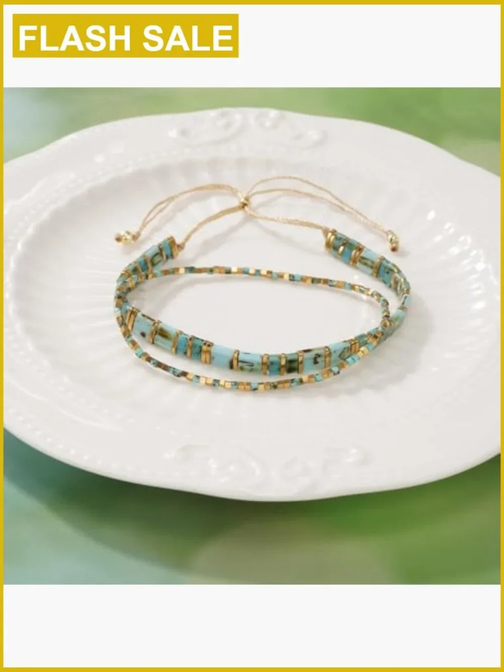 Bohemian Miyuki Glass Beaded Stretch Bracelet Set for Women